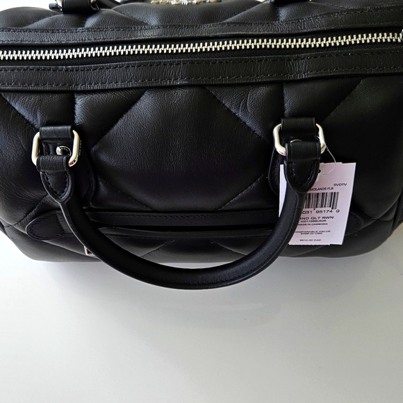 🔥 NWT Coach Black Diamond Puffer Rowan Purse 🔥 - Picture 10 of 12
